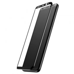 محافظ صفحه نمایش دور چسب شیشه‌ای بیسوس مدل 3D Arc مناسب برای گوشی سامسونگ S8