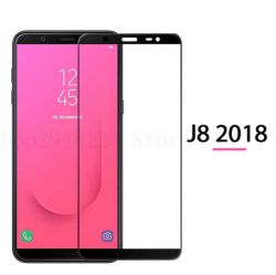 محافظ صفحه نمایش شیشه‌ای مدل Full Cover 3D مناسب برای گوشی سامسونگ Samsung Galaxy J8 2018