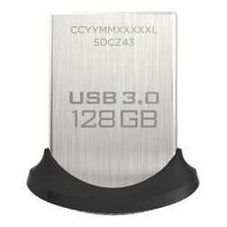 فلش مموری USB 3.0 سن دیسک 128 گیگابایت مدل Ultra Fit SDCZ43