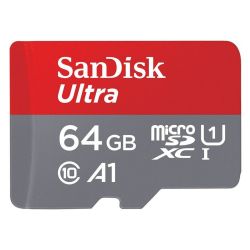 کارت حافظه سن دیسک 64 گیگابایت microSDXC کلاس 10 A1 سرعت 100MB/s